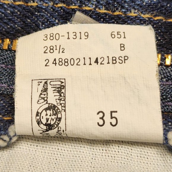 Vintage Lee Acid Washed Denim‎ Skirt - Size 11 - Made in the U.S.A - Picture 11 of 11